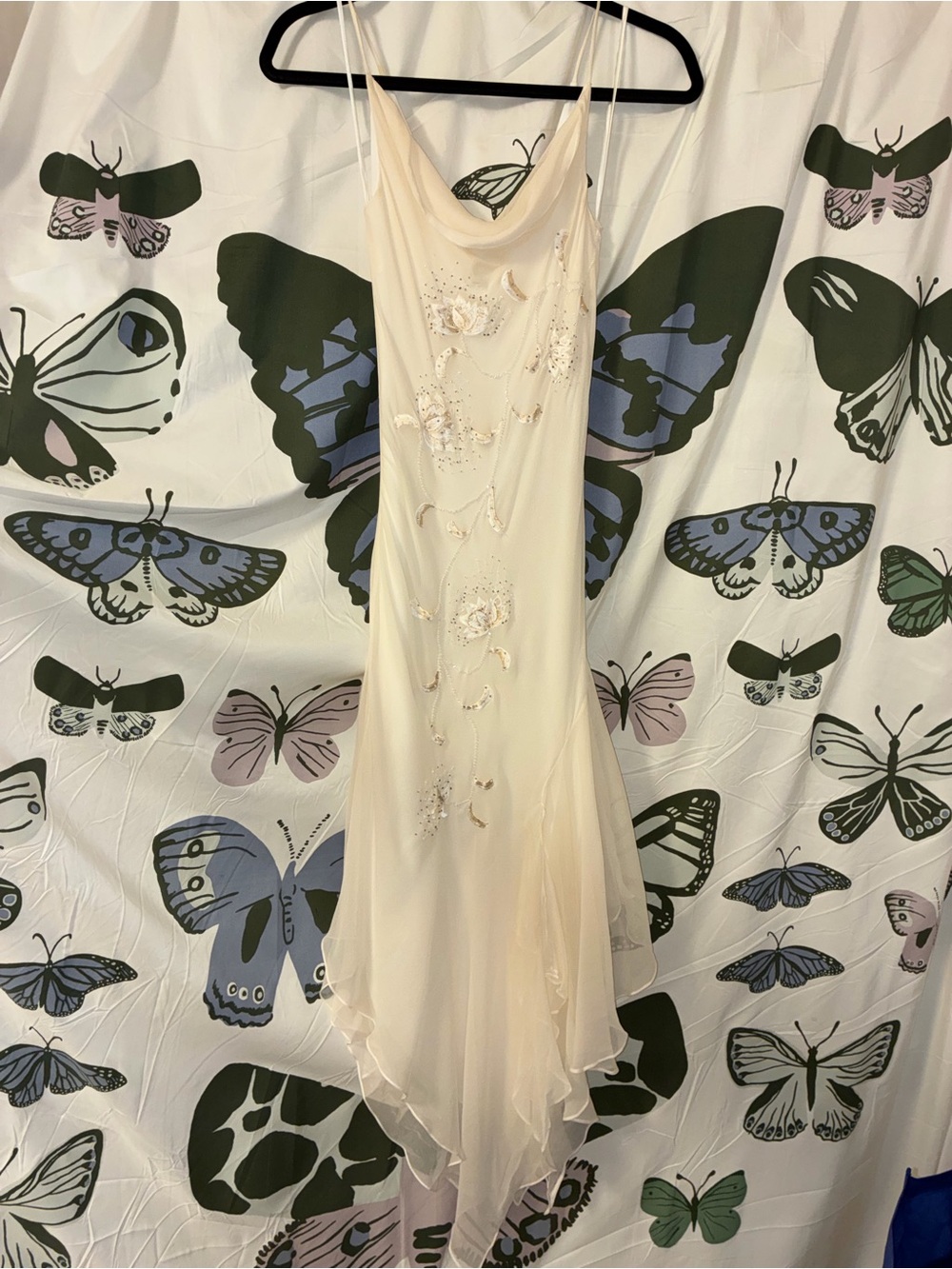 Vtg WHBM silk dress